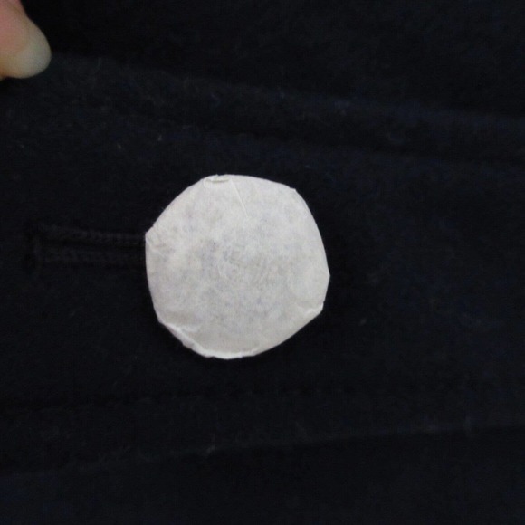 J Crew Factory Women Pea‎ Coat Wool Military Blue Gold Buttons NWOT - Picture 9 of 10